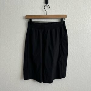 Lululemon Drawstring Elastic Waist Swift Linerless Activewear Shorts Black Small